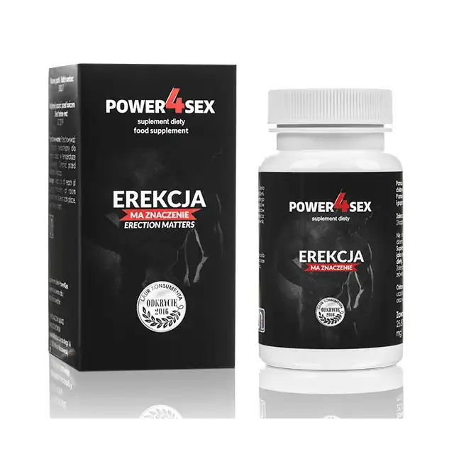 Power4Sex - Silna Erekcja 60 caps. Kapsułki wzmacniające erekcję!