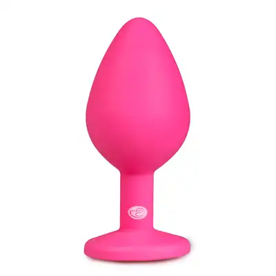 Easy Toys - Diamond Plug Pink. Różowa wtyczka analna z kryształkiem. 