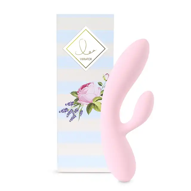 FeelzToys - Lea Rabbit Vibrator Soft Pink. Delikatny design i zmysłowe wibracje!