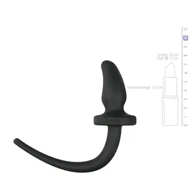 Easy Toys - Dog Tail Plug Twist Small. Wtyczka analna z psim ogonem. Mały rozmiar. 