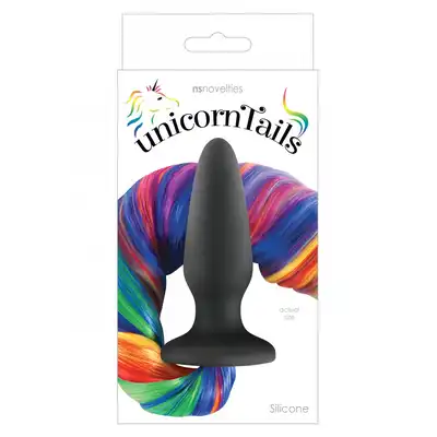 NS Novelties - Unicorn Tails Multicolor. Butt Plug z wielokolorowym ogonem jednorożca!