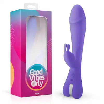 Good Vibes Only - Trix Rabbit Vibrator. Wibrator zmieniający kolory!