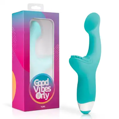  Good Vibes Only - Yuki. Stymulator łechtaczki i punktu G!