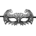 Easy Toys - Metal Mask Venetian Black. Metalowa wenecka maska. Czarna. 