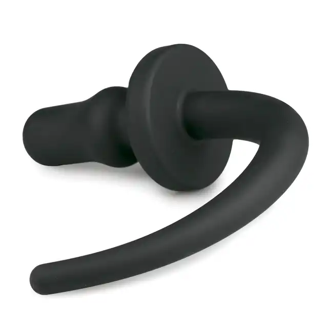 Easy Toys - Dog Tail Plug Large.Silikonowa wtyczka analna z ogonem.