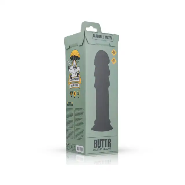 The Buttr - Madbull Muzzl Butt Plug. Gigantyczna wtyczka analna!