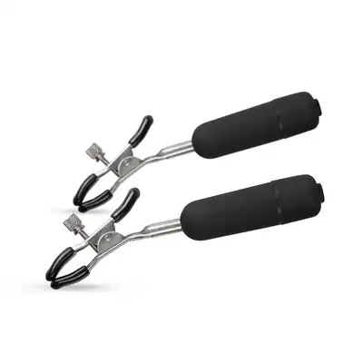 Easy Toys - Vibrating Clamps. Wibrujące klamerki na sutki. 