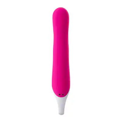 Joy Of Sex - Elly. Silikonowy wibrator ze stymulatorem łechtaczki. Podgrzewany!