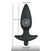 You2Toys - Black Velvet L Vibrating. Wibrujący silikonowy butt plug. 