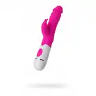 A-Toys - Mist. Silikonowy wibrator ze stymulatorem łechtaczki. Różowy. 
