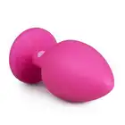 Easy Toys - Diamond Plug Pink. Różowa wtyczka analna z kryształkiem.