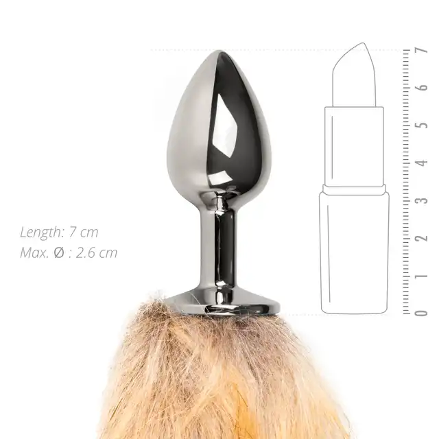 Easy Toys - Fox Tail Plug S. Wtyczka analna z lisim ogonem. 42 cm!
