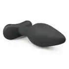 Easy Toys - Rocked Plug Medium Black. Silikonowa wtyczka analna. 