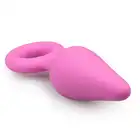 Easy Toys - Pointy Plug Large Pink. Różowy silikonowy plug. 