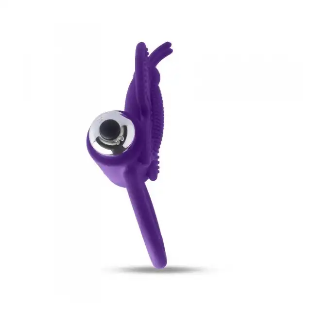 Toy4Lovers - Vibrating Cock Butterfly Purple. Wibrujący ring!