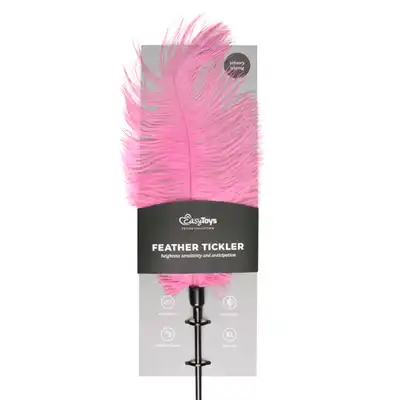 Easy Toys - Feather Tickler Pink XL. Delikatne piórko w kolorze różowym