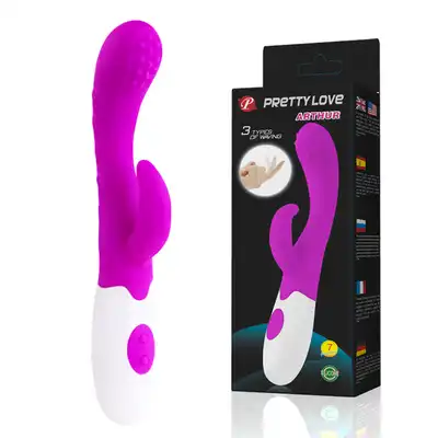 Pretty Love - Arthur. Silikonowy wibrator z masującymi kuleczkami!