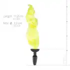 Easy Toys - Pony Anal Plug Yellow. Wtyczka analna z ogonem kucyka. 