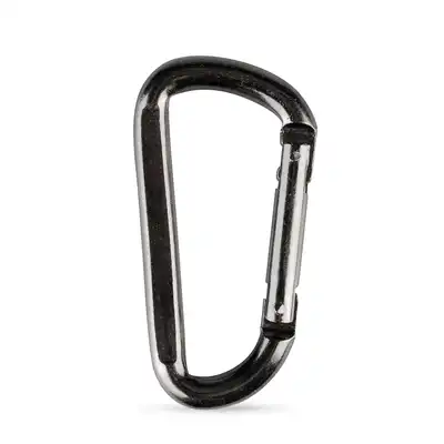 Easy Toys - Carabiner Clip. Metalowe zapięcie. Ciemnoszare.