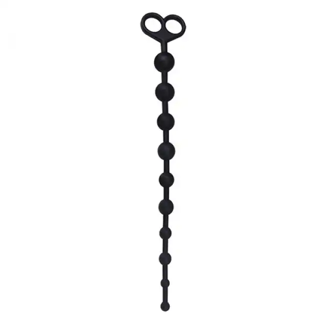 Silicone - Anal Juggling Ball Black- Silikonowe Koraliki Analne