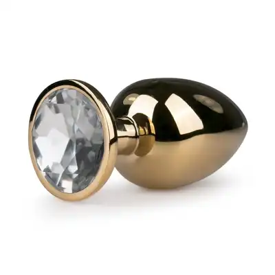 Easy Toys - Metal Butt Plug L. wtyczka analna z pięknym kryształem.