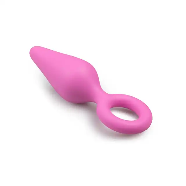 Easy Toys - Pointy Plug Large Pink. Różowy silikonowy plug. 
