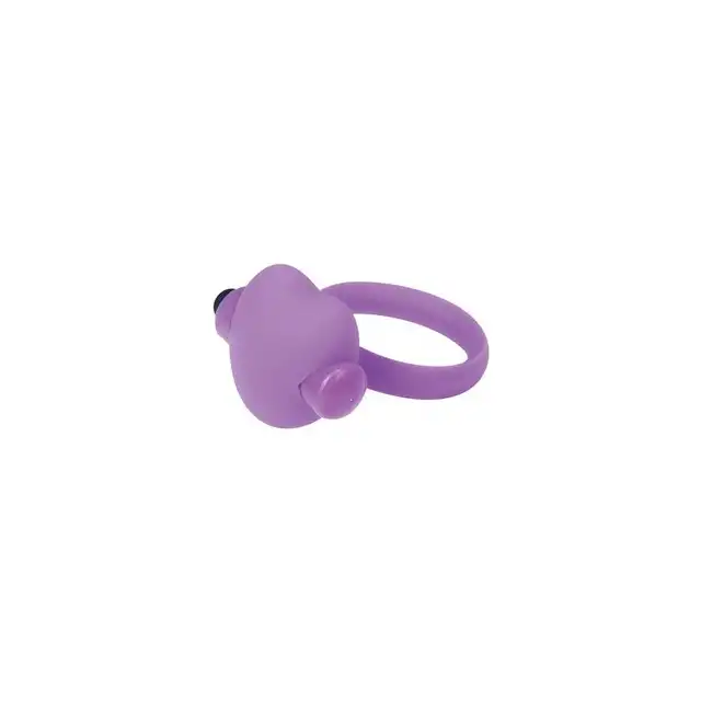 Toyz 4 Lovers - Silicone Heart Cock Ring. Silikonowy ring na penisa z wibrującym serduszkiem.