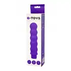 A-Toys - Multispeed  - Silikonowy profilowany wibrator. Fioletowy.