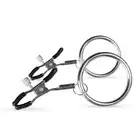 Easy Toys - Nipple Clamps. Klamerki na sutki z metalowymi ringami. 