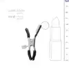 Easy Toys - Metal Nipple Clamps With Ring - Klipsy na sutki z kółkiem do łańcuszka.