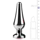 Easy Toys - Metal Butt Plug Pink. Wtyczka z różowym kryształkiem