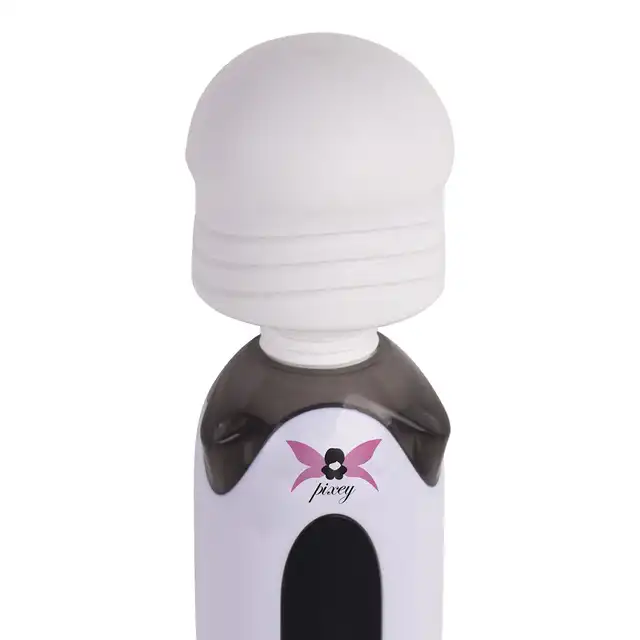 Pixey - Future White Massage Wand. Świecący, mocny masażer sieciowy!