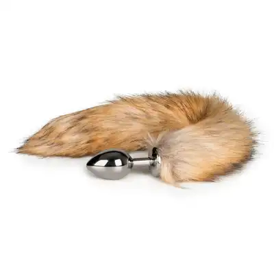Easy Toys - Fox Tail Plug M. Wtyczka analna z lisim ogonem w rozmiarze M. 