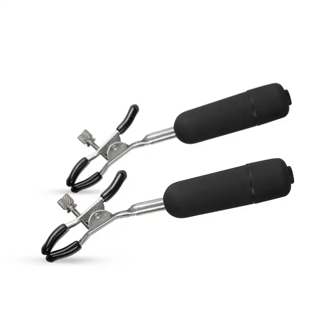 Easy Toys - Vibrating Clamps. Wibrujące klamerki na sutki. 