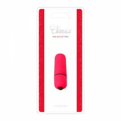 Toyz 4 Lovers - Classic Mini Bullet Red. Kieszonkowy wibrator. 