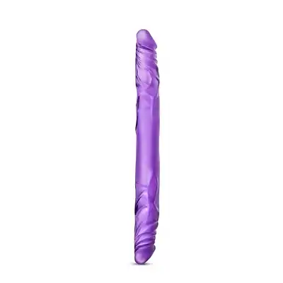 B Yours - Dildo 16 inch Purple. Fioletowy podwójny elastyczny dong dla par lub do podwójnej penetracji! Mega sale!