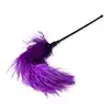 Easy Toys - Feather Tickler Purple XL. Fioletowe delikatne piórko. 