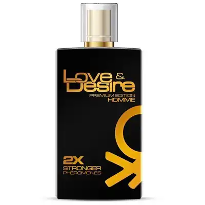 Love&amp;Desire - Gold For Men. Energetyzujące perfumy z feromonami dla mężczyzn.