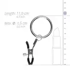 Easy Toys - Nipple Clamps. Klamerki na sutki z metalowymi ringami. 
