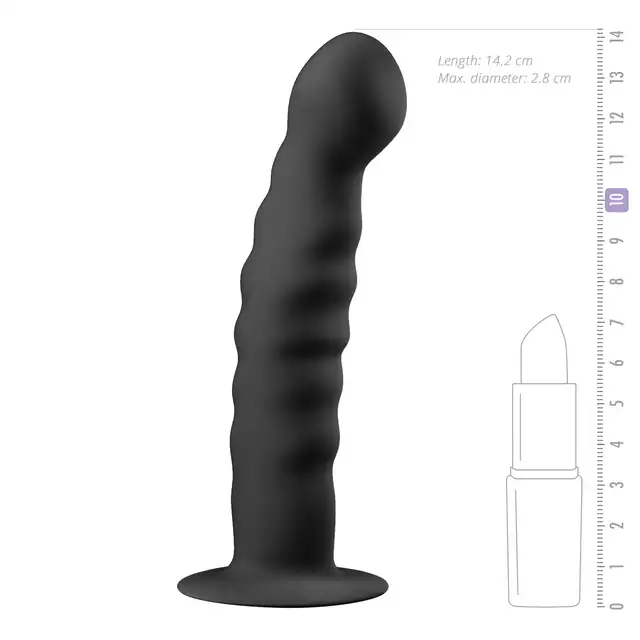 Easy Toys - Ribbed Dong. Silikonowe dildo analne. 