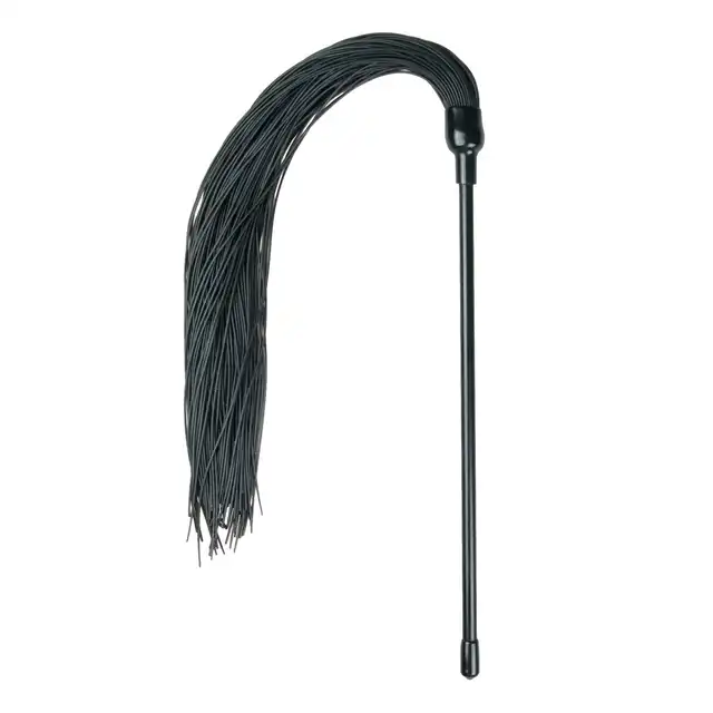 Easy Toys - Silicone Tickler Black. Silikonowy bat. Delikatny. 
