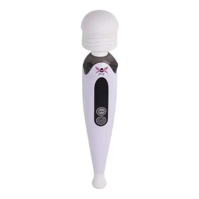 Pixey - Future White Massage Wand. Świecący, mocny masażer sieciowy!