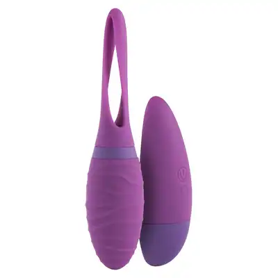 Toyjoy - Helix Remote Vibrting Egg. Silikonowe fioletowe jajeczko z pilotem. Super wibracje 