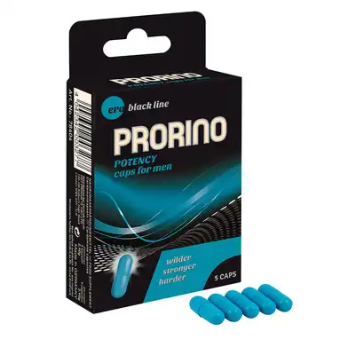 HOT - Prorino Potency 5 Caps. Tabletki wspomagające potencję. 