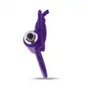 T4L Ring Vibr.Butterfly Purple