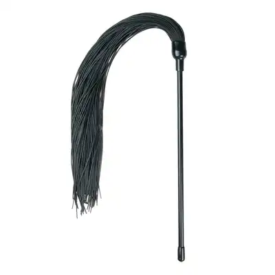 Easy Toys - Silicone Tickler Black. Silikonowy bat. Delikatny. 