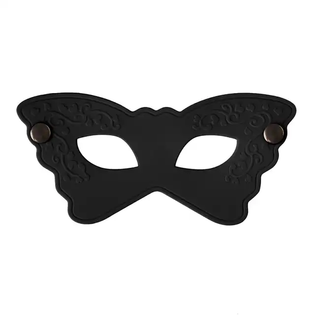 Easy Toys - Silicone Mask Black. Czarna silikonowa maska. 