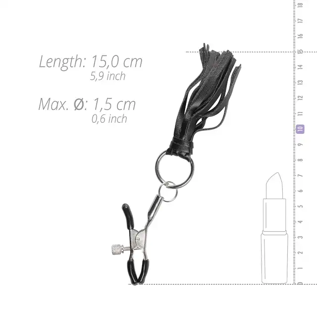 Easy Toys - Nipple Clamps. Zaciski na sutki z przywieszkami