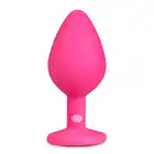 Easy Toys - Diamond Plug Pink. Różowa wtyczka analna z kryształkiem. 