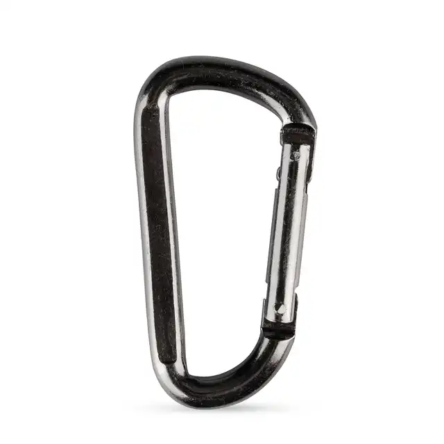 Easy Toys - Carabiner Clip. Metalowe zapięcie. Ciemnoszare.